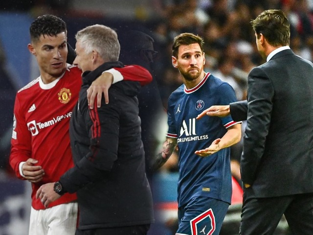 Bi kịch Ronaldo - Messi “sa lầy“ ở MU, PSG vì chọn nhầm thầy