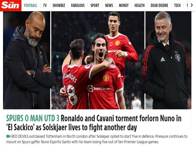 MU “lột xác“ hạ Tottenham: Báo Anh khen Ronaldo & Solskjaer thay đổi đúng lúc