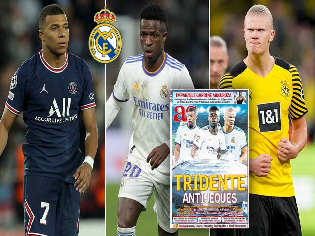 Real Madrid xây tam tấu Vinicius - Haaland - Mbappe, “dải ngân hà 3.0“ cực đỉnh