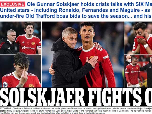 MU có biến: Solskjaer họp khẩn Ronaldo và 5 SAO, “cầu cứu“ chiếc ghế bị lung lay