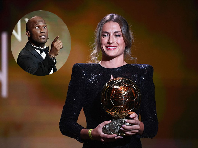 Drogba hứng mưa “gạch đá“ vì câu hỏi ngớ ngẩn cho Quả Bóng Vàng nữ