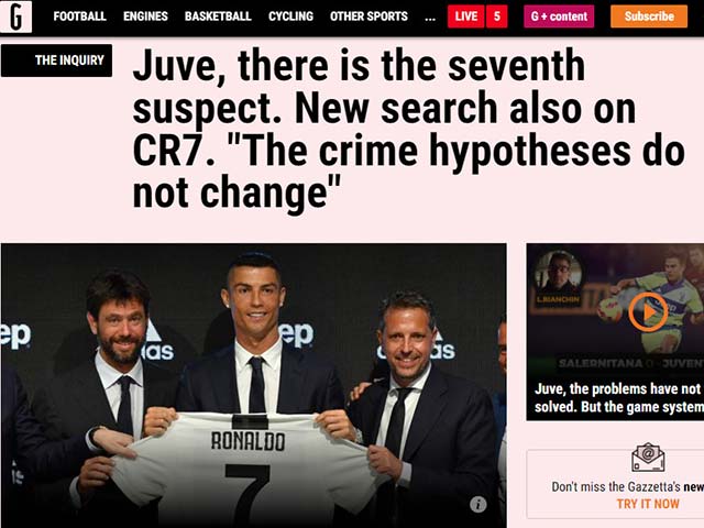 Tin mới vụ bê bối của Juventus, Ronaldo bị liên đới như thế nào?