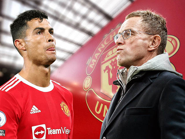 Ronaldo 4 lần bị loại khỏi đội hình chính MU, huyền thoại cảnh báo Rangnick