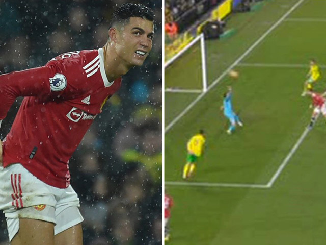 Ronaldo sút ra ngoài từ cự ly chỉ... 6m, báo Anh gọi là pha bỏ lỡ của năm