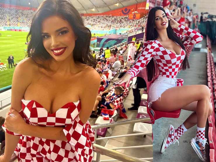 Bất chấp phạt, người đẹp vẫn mặc kiểu váy “không chấp nhận nổi“ đi cổ vũ World Cup 2022