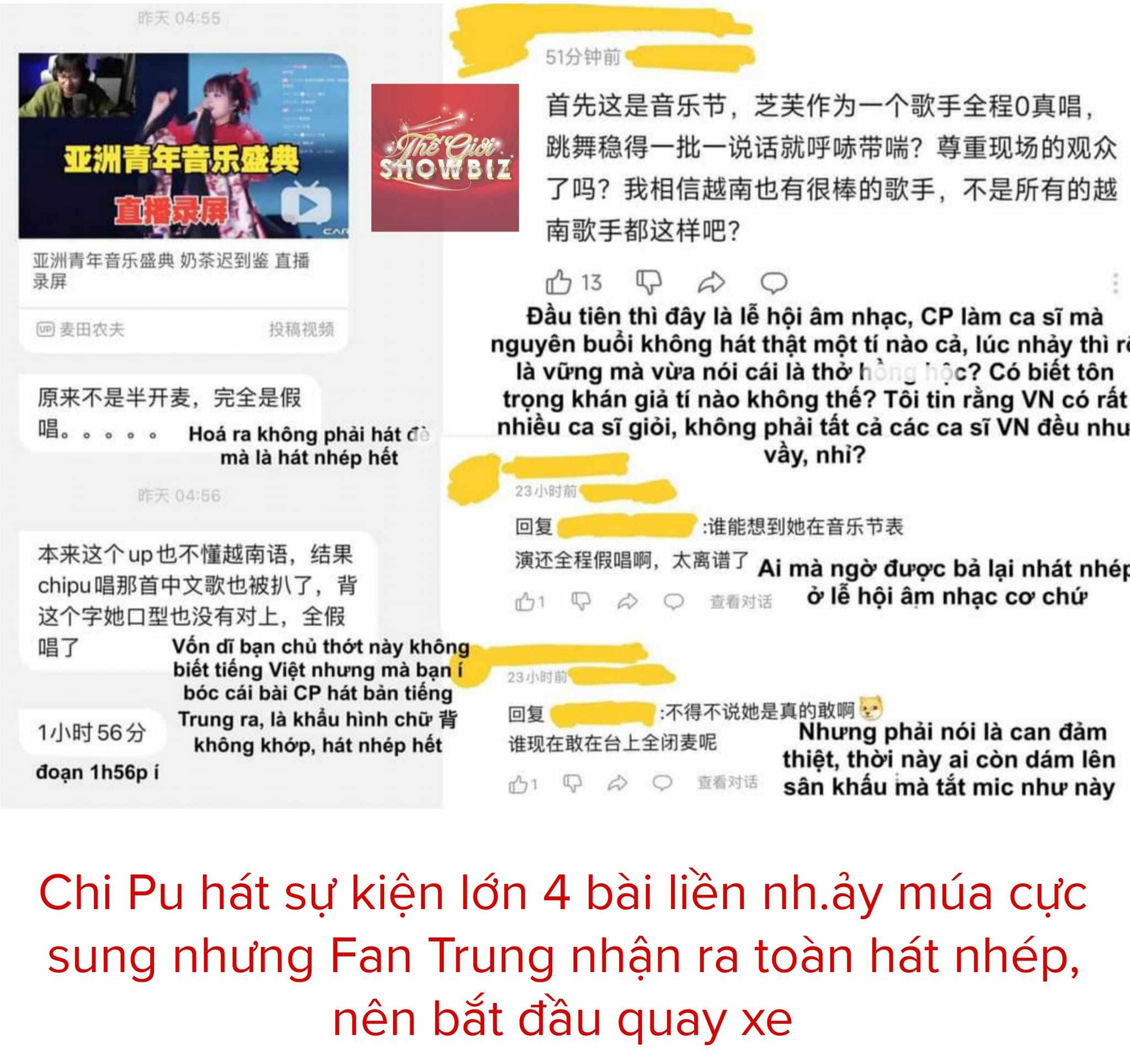 Khán giả Trung Quốc quay lưng với Chi Pu sau màn 'hát đè như hát nhép'? - 1